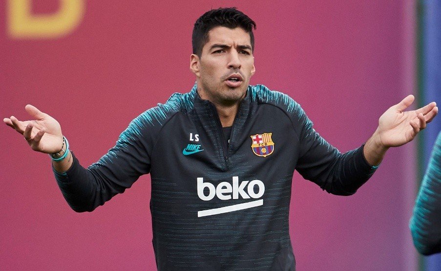 Luis Suárez se dio un gusto grande este domingo en Barcelona(EFE)