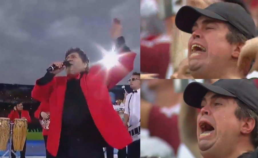 El hincha de Colón que emocionó a todos con "Yo soy Sabalero" de Los Palmeras(captura de pantalla)