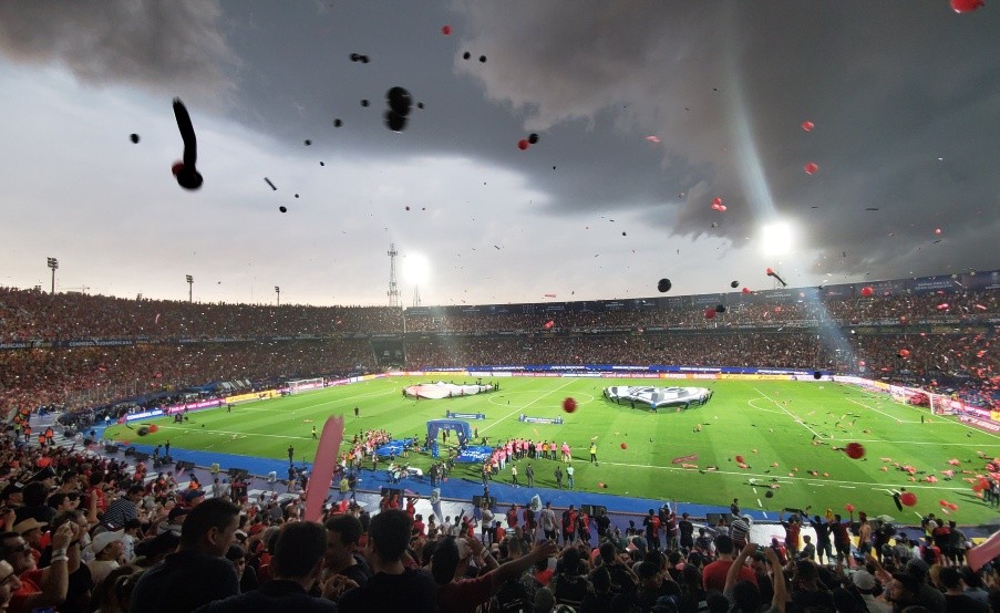 Así se vivió la fiesta en la Nueva Olla(Conmebol)