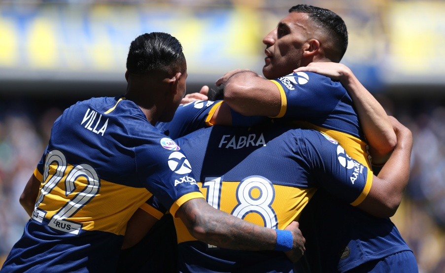 El festejo de Boca en La Bombonera(Fotobaires)