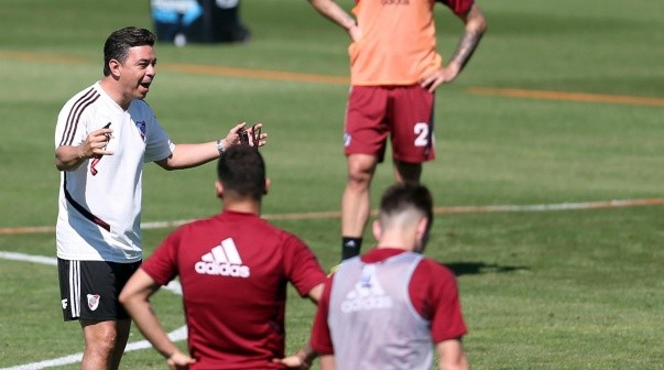 Marcelo Gallardo, entrenador de River. Foto: Fotobaires
