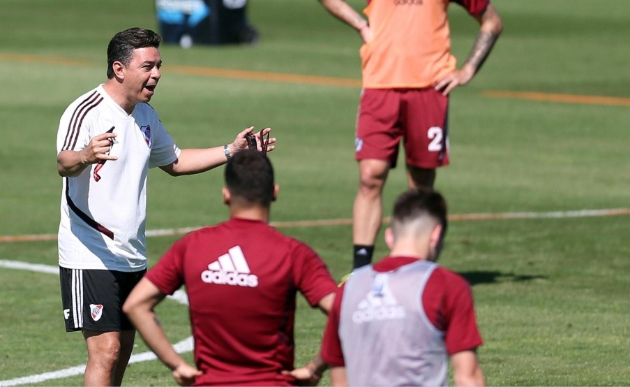 Marcelo Gallardo, entrenador de River. Foto: Fotobaires