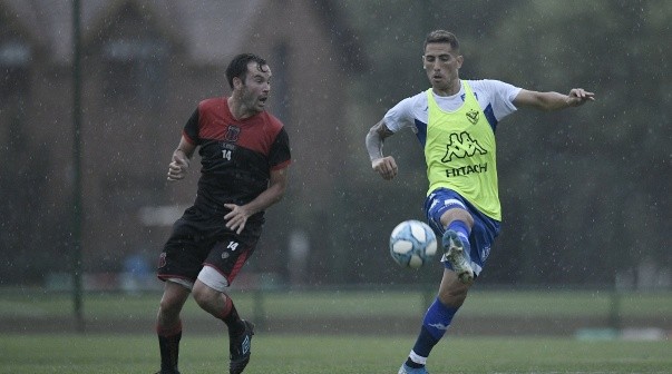 Vélez jugó hoy dos amistosos ante Defensores de Belgrano. Foto: Prensa Vélez