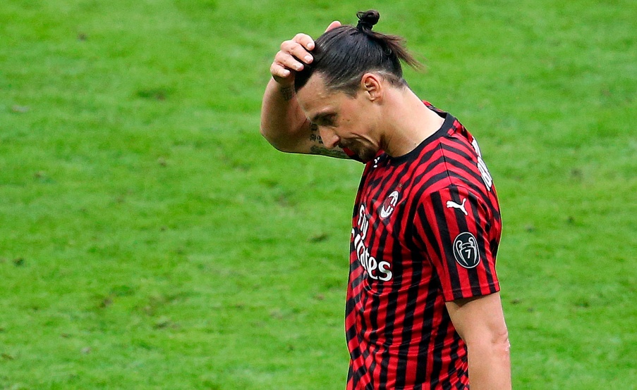 La prensa italiana asegura que Zlatan no continuará en el Milan. Foto: EFE(EFE, EPA/ANSA)