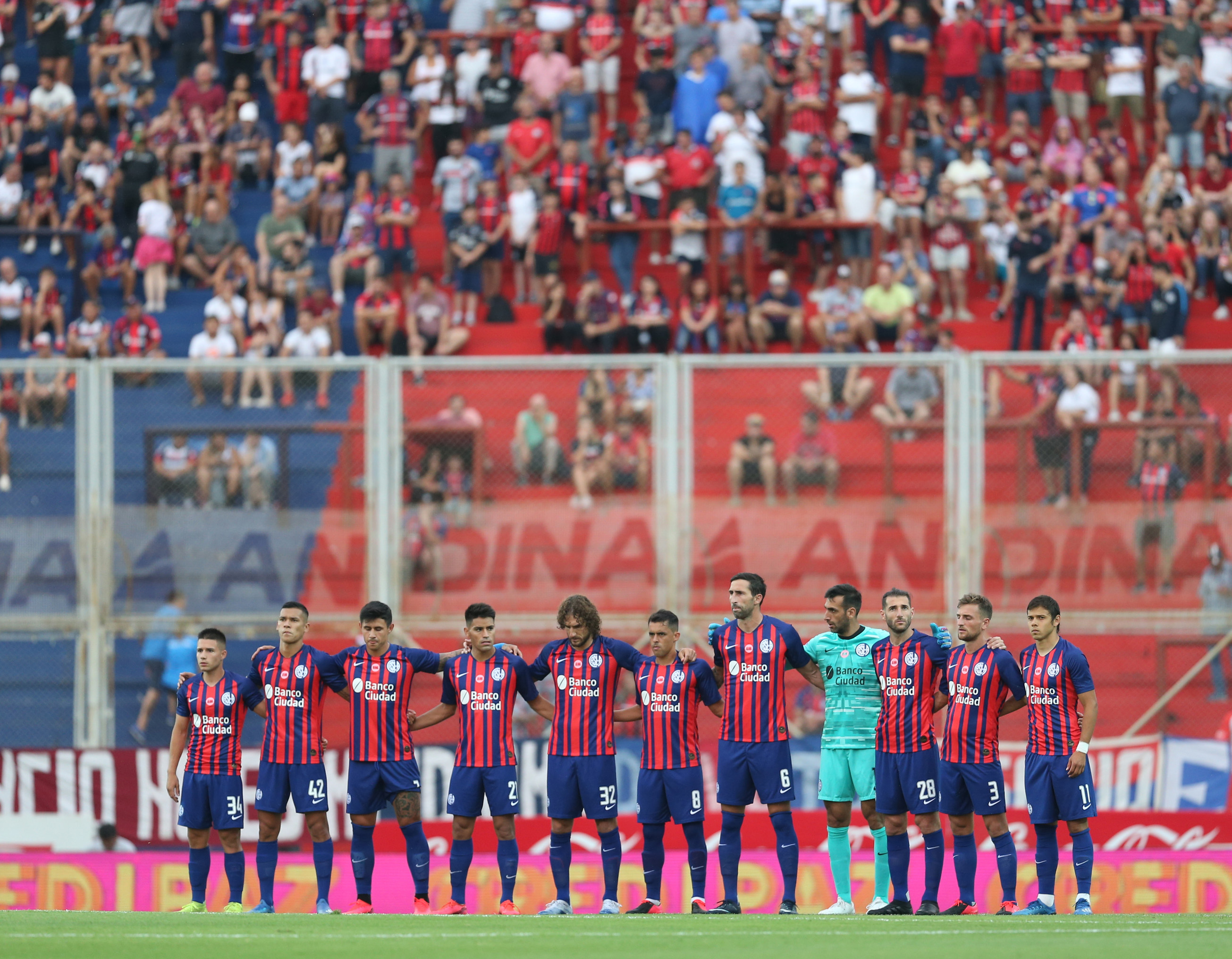 El plantel de San Lorenzo