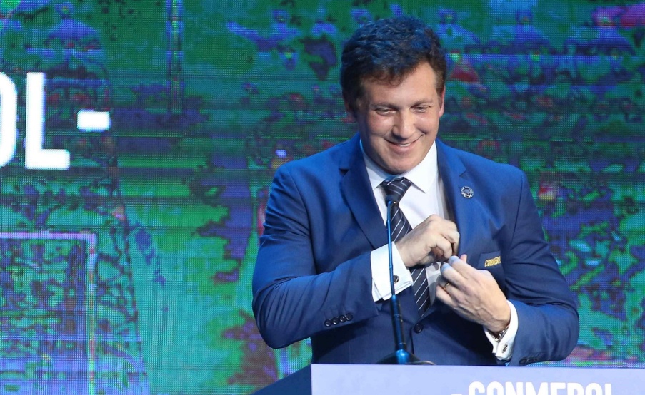 Alejandro Domínguez, presidente de la CONMEBOL. Foto: EFE