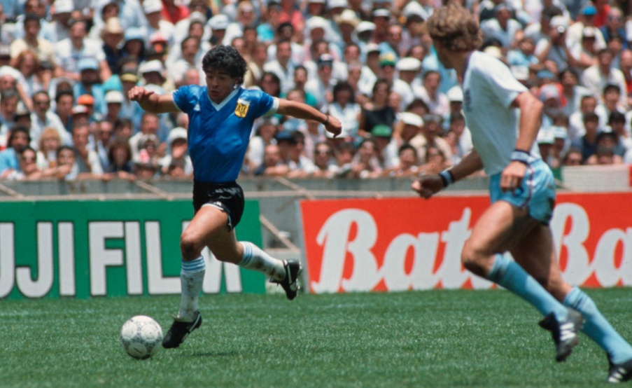 Diego Maradona recordó su partido ante Inglaterra en México 86