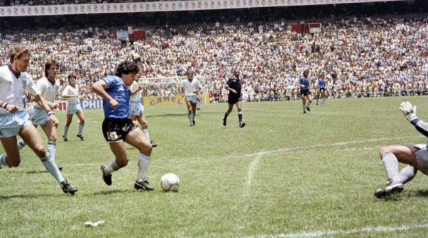 Diego Maradona recordó su partido ante Inglaterra en México 86