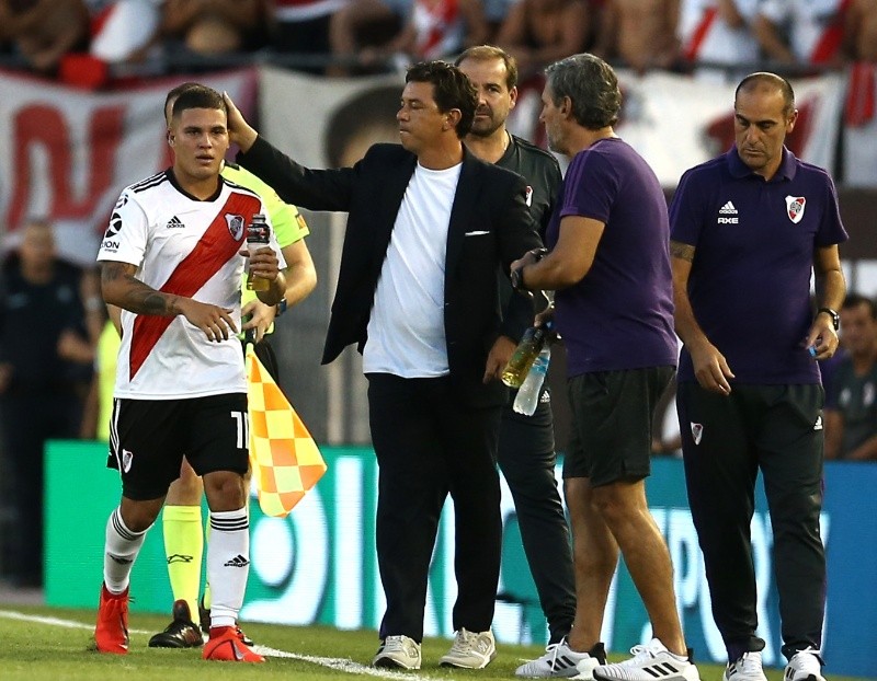 Gallardo, tajante sobre un posible regreso de Juanfer Quintero a River Gallardo, tajante sobre un posible regreso de Juanfer Quintero a River