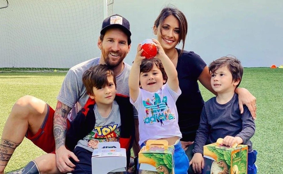 La familia Messi(Crédito: Instagram /leomessi)