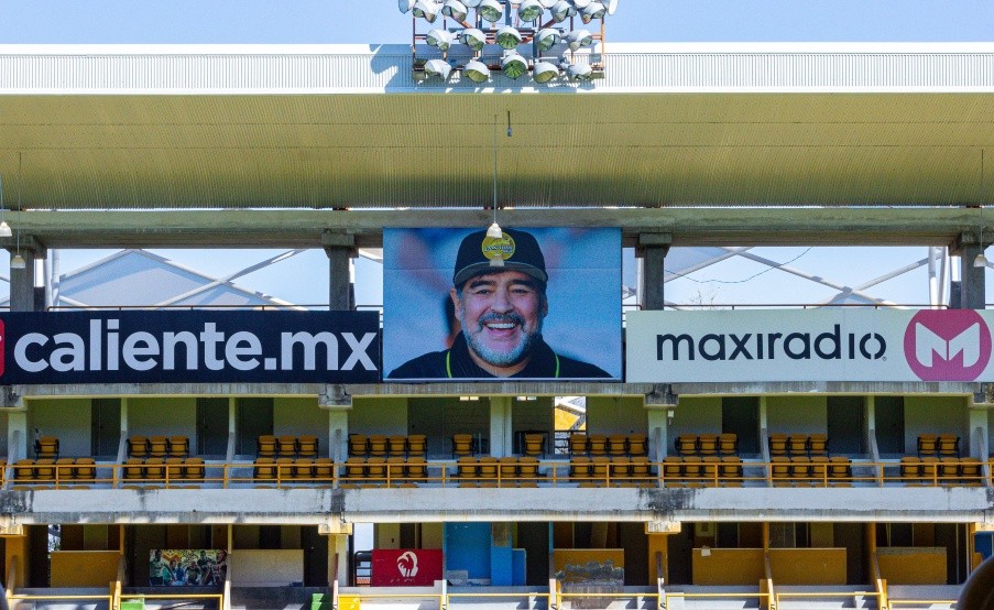 Dorados de Sinaloa rindió tributo a Diego Maradona(Prensa Dorados)