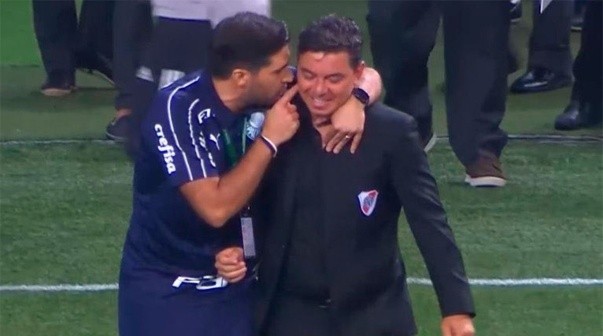 Gallardo le contestó al DT de Palmeiras previo a cuartos de final: 