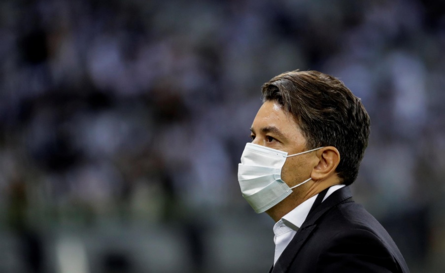 El mensaje de Matías Gallardo para papá Marcelo tras la eliminación de River de la Copa Libertadores(Agencia EFE)