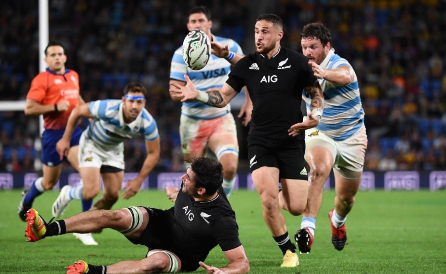 Los Pumas perdieron con los All Blacks(EFE)