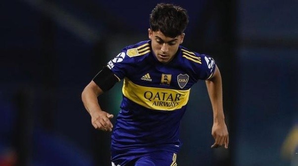 Exequiel Zeballos, mediocampista de Boca Juniors