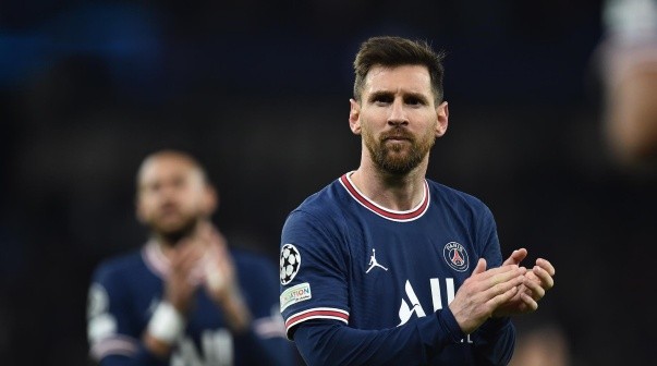 Lionel Messi, en la derrota de PSG vs. Manchester City
