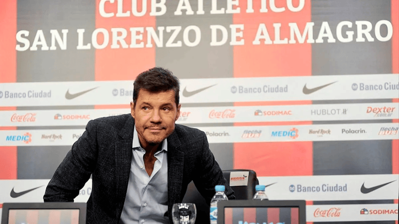 Tinelli denunció amenazas por las deudas en San Lorenzo 