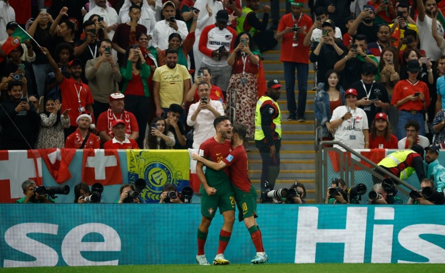 Portugal goleó a Suiza y se metió en los cuartos de final del Mundial