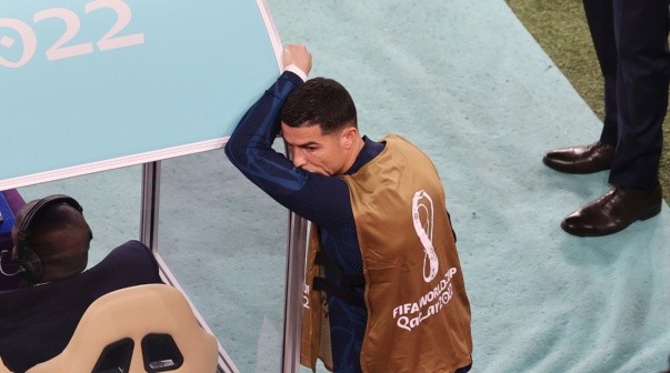 Cristiano Ronaldo, suplente en Marruecos vs. Portugal