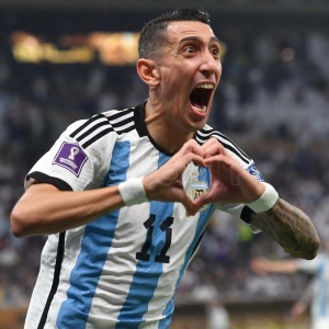 Di María expresó su felicidad por el triunfo argentino: 
