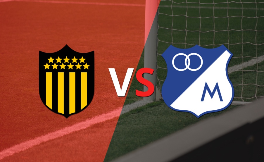 Comienza el partido entre Peñarol y Millonarios en el estadio Campeón del Siglo