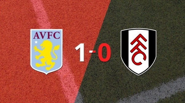 Aston Villa le ganó 1-0 como local a Fulham