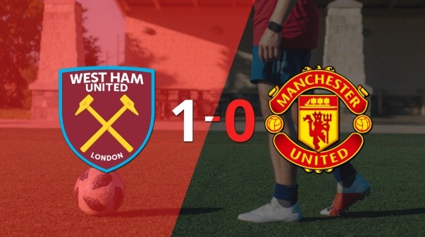 Manchester United no pudo en su visita a West Ham United y cayó 1-0