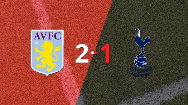 Aston Villa derrotó 2-1 en casa a Tottenham
