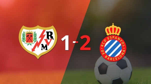 Rayo Vallecano cayó 2-1 en casa frente a Espanyol