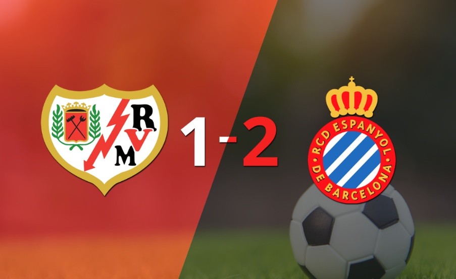 Rayo Vallecano cayó 2-1 en casa frente a Espanyol