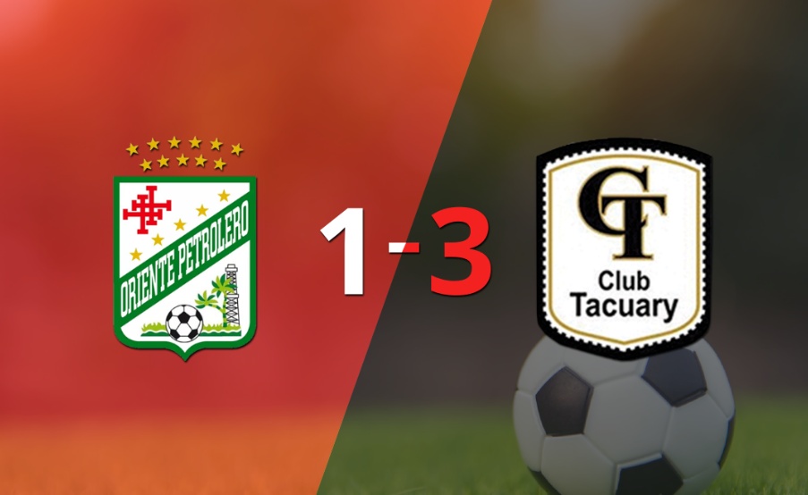 Muchos goles en la victoria de Tacuary como visitante ante Oriente Petrolero