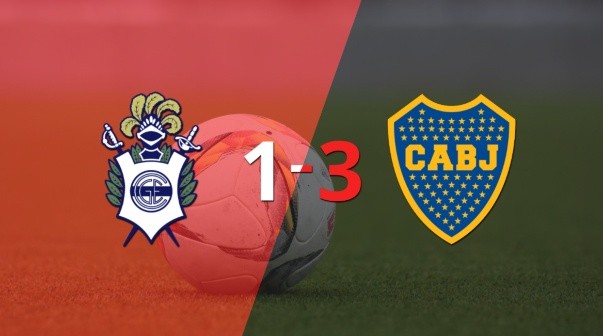 Gimnasia no pudo resistir el juego de Boca Juniors, que logró imponerse por 3 a 1