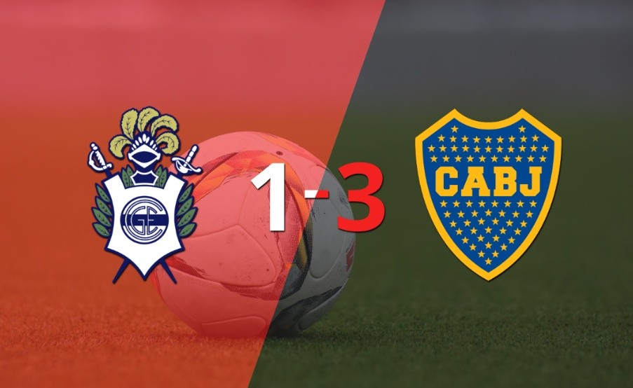 Gimnasia no pudo resistir el juego de Boca Juniors, que logró imponerse por 3 a 1