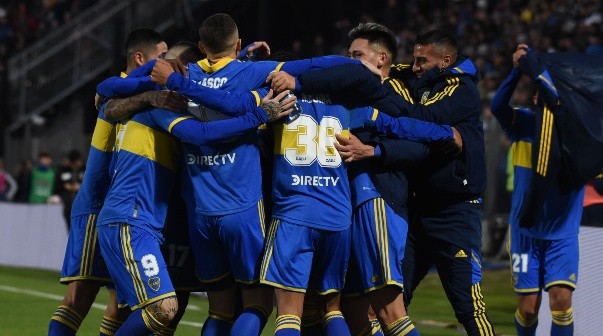 El festejo de Boca frente a Gimnasia de La Plata