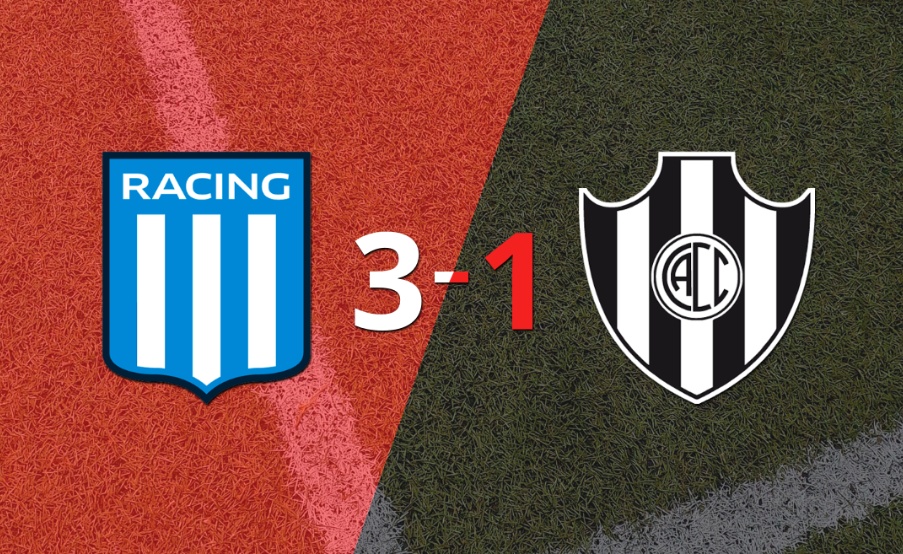 Gran victoria de Racing Club sobre Central Córdoba (SE) por 3-1