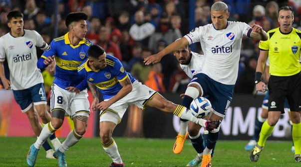 Boca empató en su visita a Nacional y la serie se define en la Bombonera