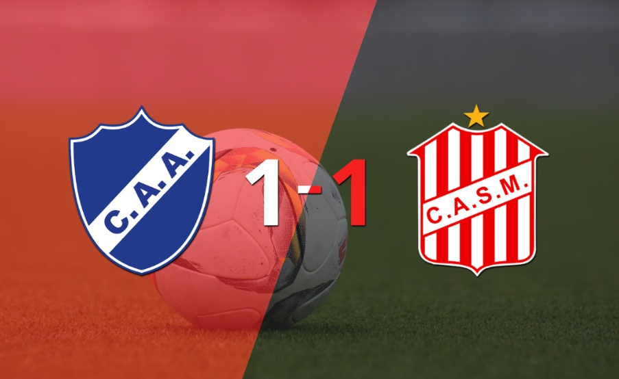 San Martín (T) logró sacar el empate a 1 gol en casa de Alvarado