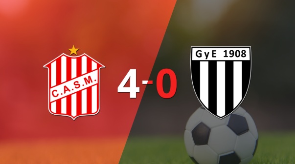 San Martín (T) sentenció con goleada 4-0 a Gimnasia (Mendoza)