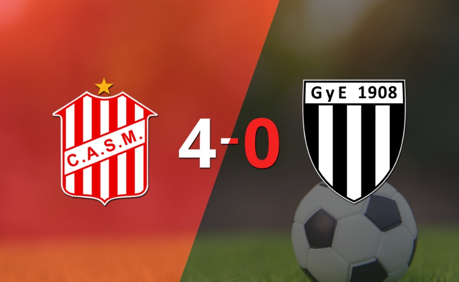 San Martín (T) sentenció con goleada 4-0 a Gimnasia (Mendoza)