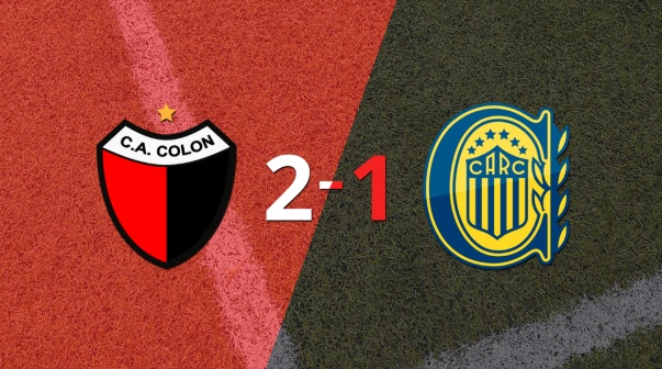 Colón consiguió una victoria en casa por 2 a 1 ante Rosario Central