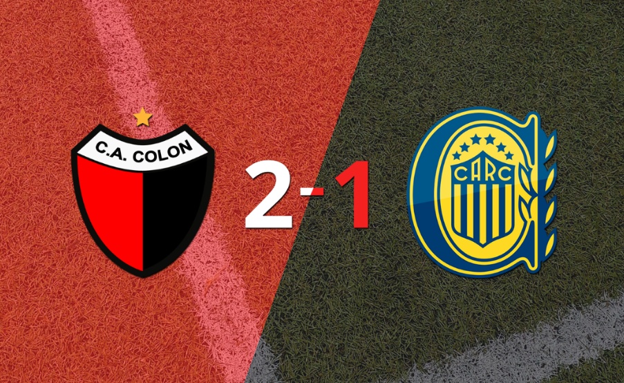 Colón consiguió una victoria en casa por 2 a 1 ante Rosario Central