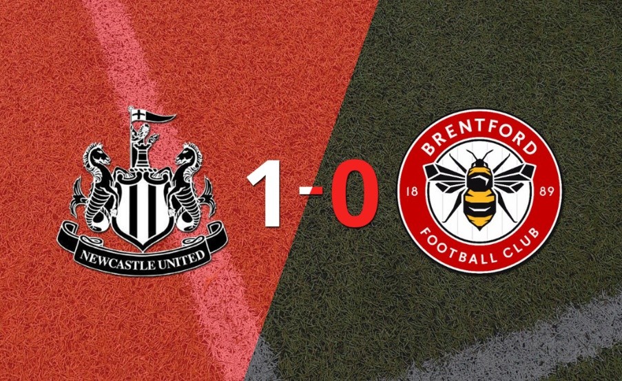 Con lo justo, Newcastle United venció a Brentford 1 a 0 en el estadio St. James Park