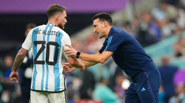Scaloni le contestó a Mac Allister tras no convocarlo: 