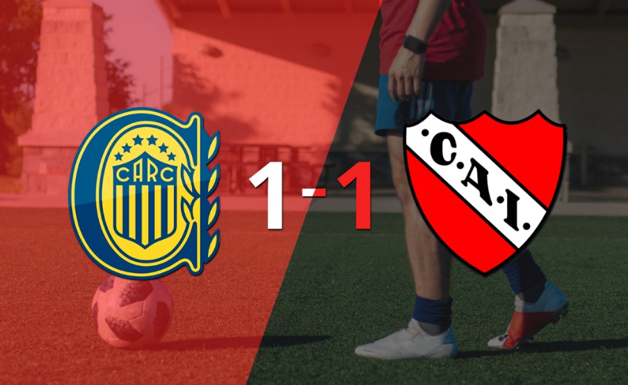 Rosario Central no pudo en casa ante Independiente y empataron 1-1