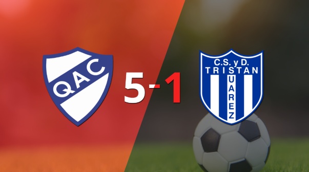 Quilmes golea 5-1 a Tristán Suárez y Federico Anselmo firma doblete