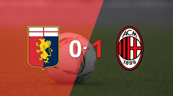 Genoa cayó en casa frente a Milan 1-0