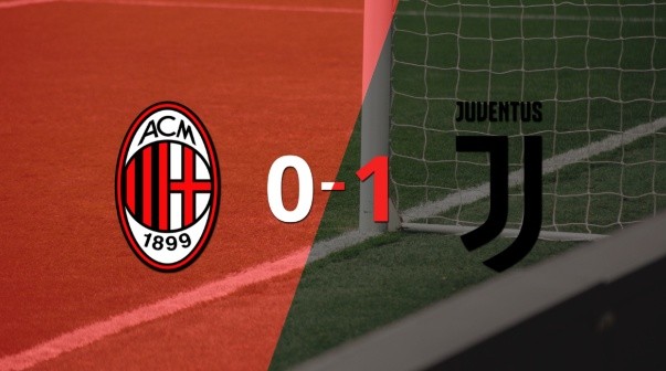 Solitario gol le da triunfo a Juventus sobre Milan
