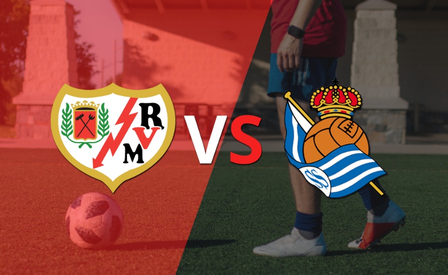Real Sociedad y Rayo Vallecano no pasan del empate al final del primer tiempo