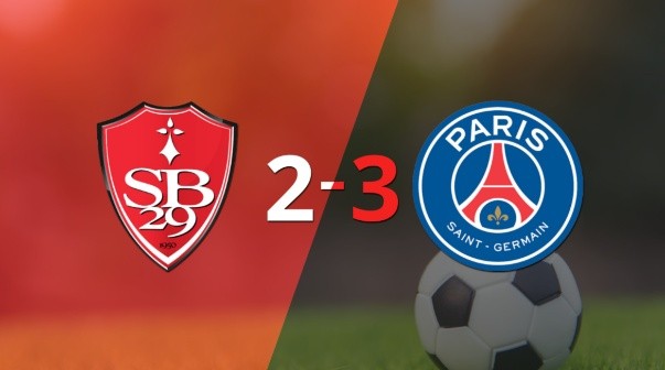 Kylian Mbappé ayudó con doblete a PSG en victoria frente a Stade Brestois