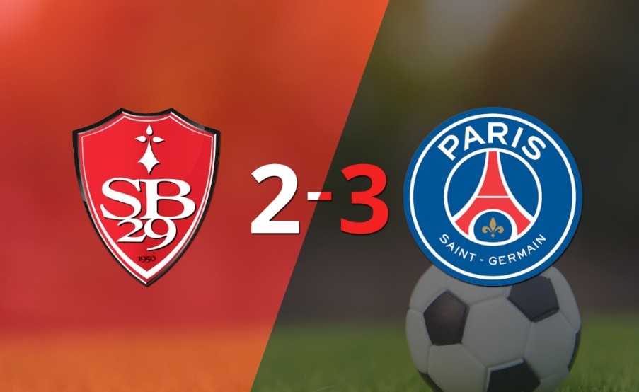 Kylian Mbappé ayudó con doblete a PSG en victoria frente a Stade Brestois
